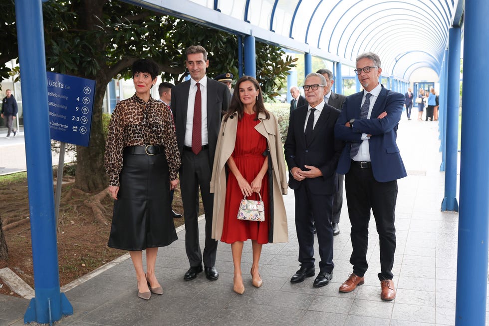 letizia en un acto en milan