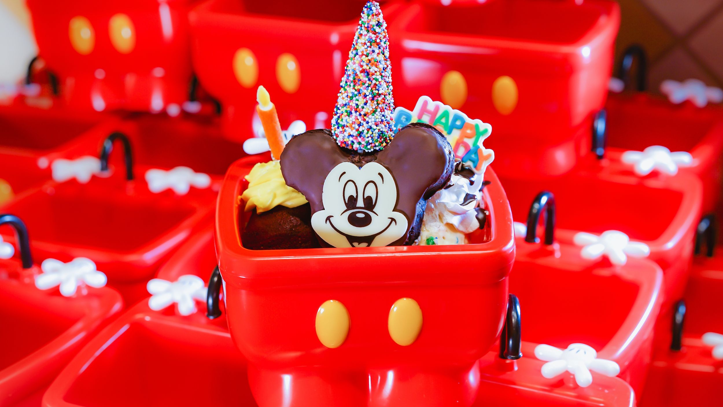 Mickey Mouse Birthday Party Treat Ice Cream Favors Bowls -  Israel