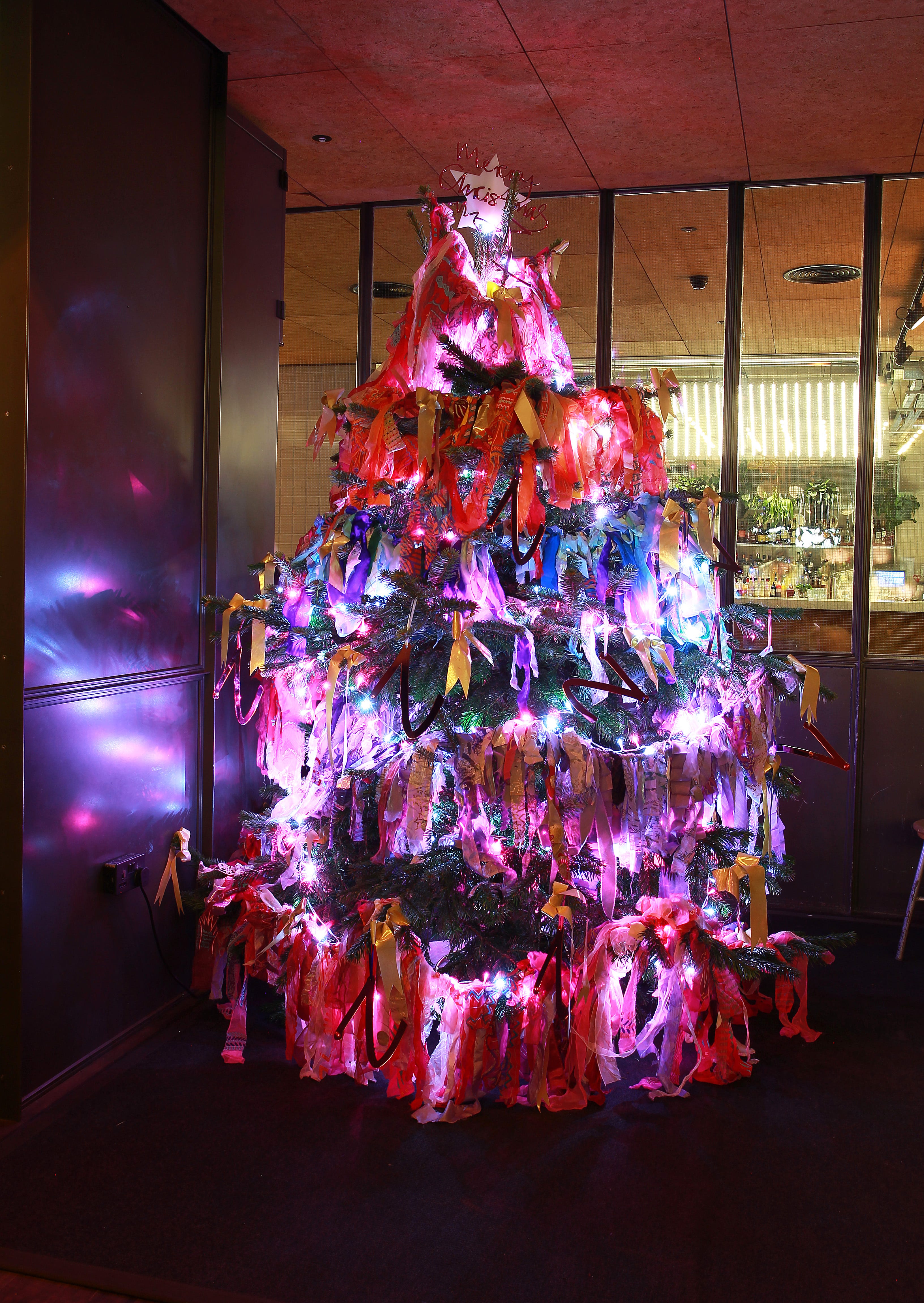 Zandra Rhodes 'Rainbow Rag Tree' Launch