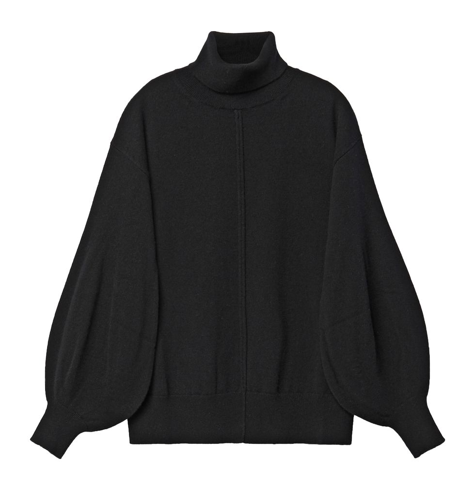 Clothing, Black, Outerwear, Sleeve, Jacket, Top, Neck, Sweater, T-shirt, Blouse, 