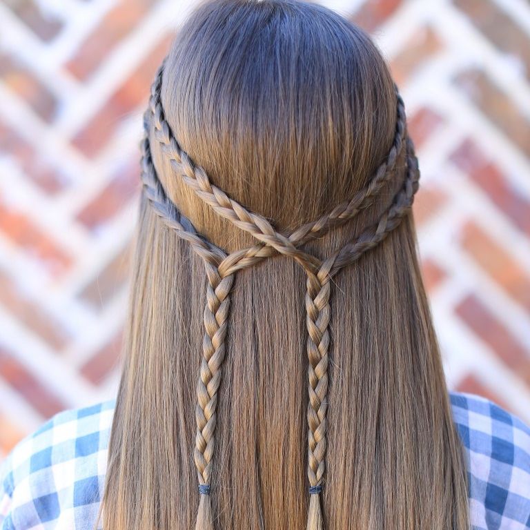 double braid tieback easy kids hairstyles