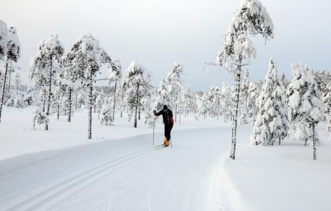 Cross-country skiing for cyclists