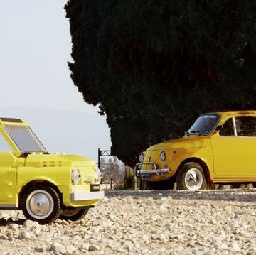 60年代,名車,フィアット500,レゴ・ブロック,1960s,Fiat 500,Lego