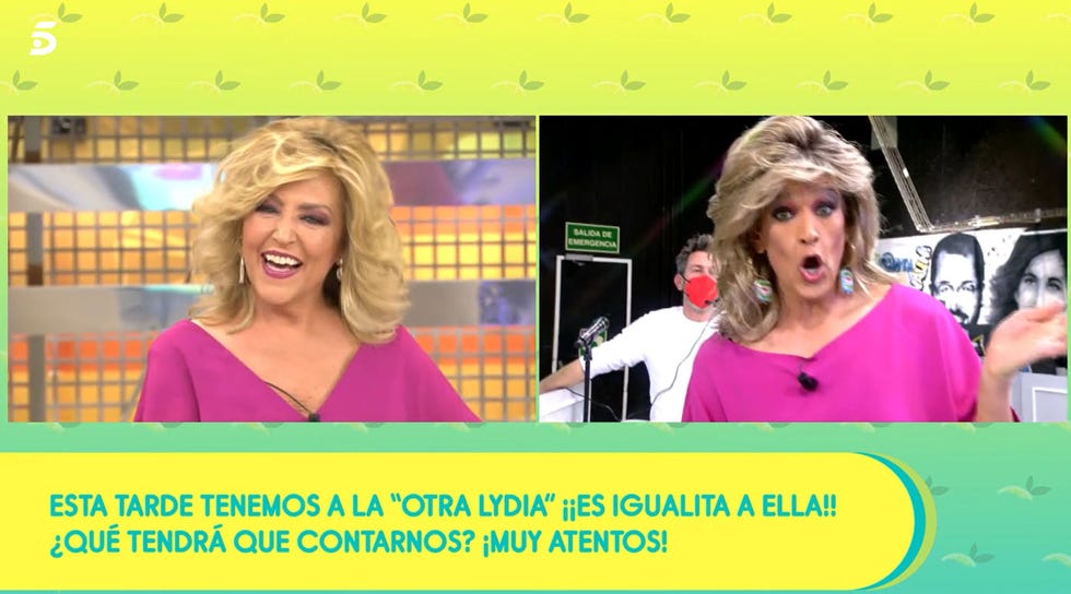 lydia lozano y su doble