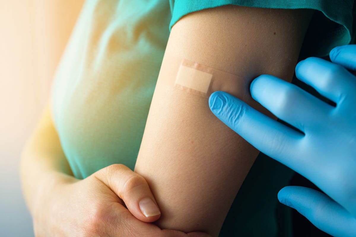 Arm pain online weeks after vaccination