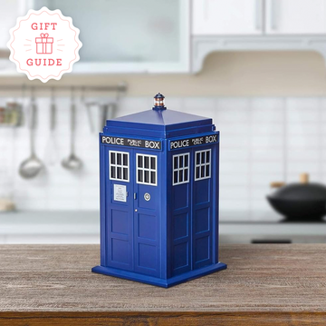 The TARDIS cookie jar and the Electronic Sonic Screwdriver are two Good Housekeeping picks for best Doctor Who Gifts the tardis cookie jar and the electronic sonic screwdriver are two good housekeeping picks for best doctor who gifts