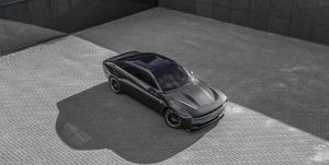 the dodge charger daytona srt concept features inspired design that takes on the challenge of revolutionizing the look of a bev while offering subtle nods to the brand’s muscle car past