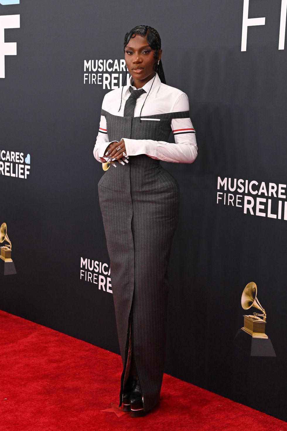 doechii in thom browne