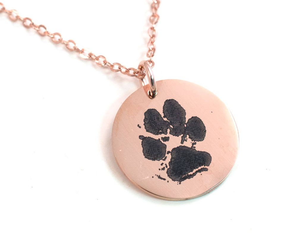 Etsy dog remembrance necklace