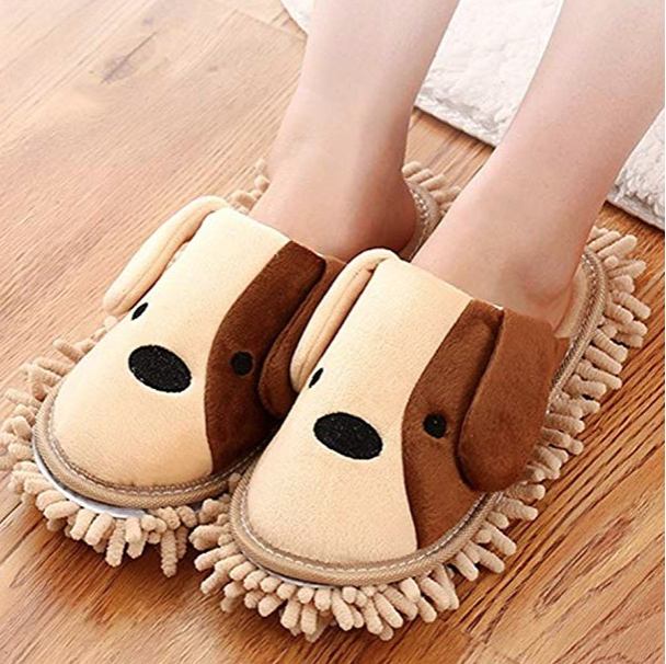 Amazon Dog Duster Mop Slippers