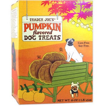 pumpkin flavored dog treats