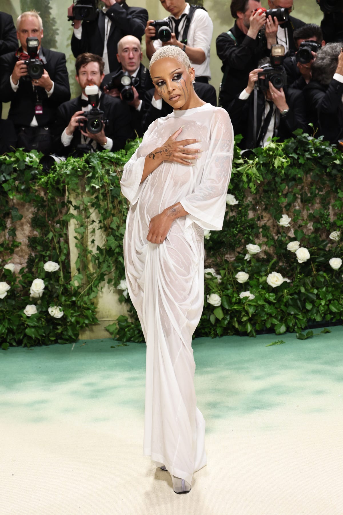 Doja Cat Wears Soaking Wet, SeeThrough Dress to 2024 Met Gala