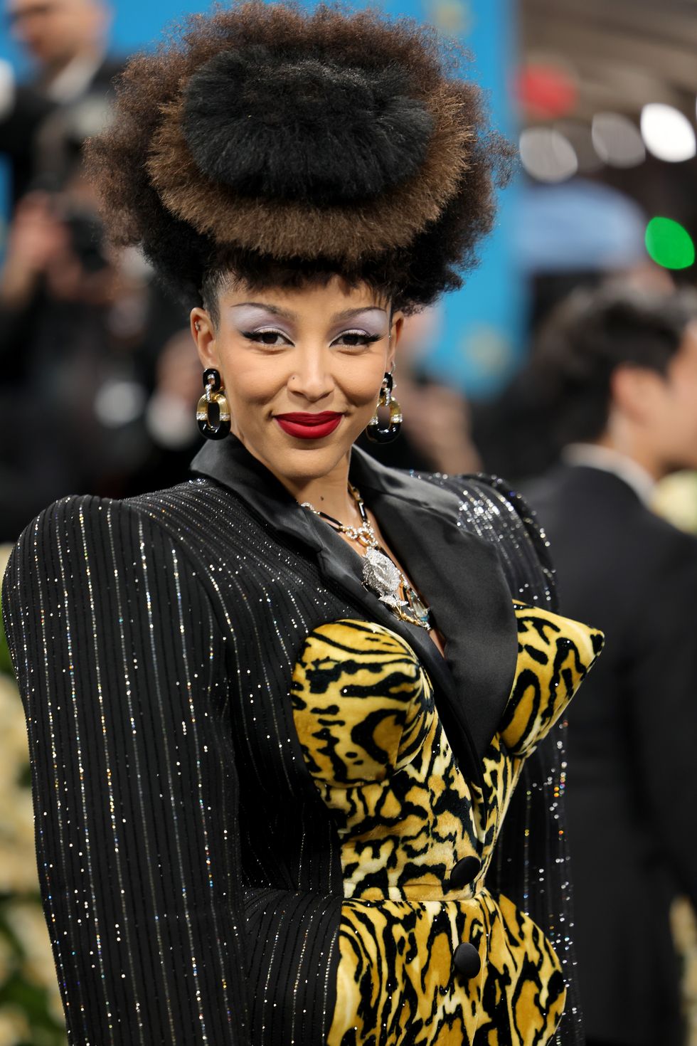 the 2025 met gala celebrating "superfine: tailoring black style" arrivals