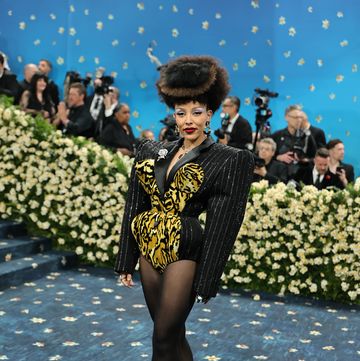 the 2025 met gala celebrating "superfine: tailoring black style" arrivals
