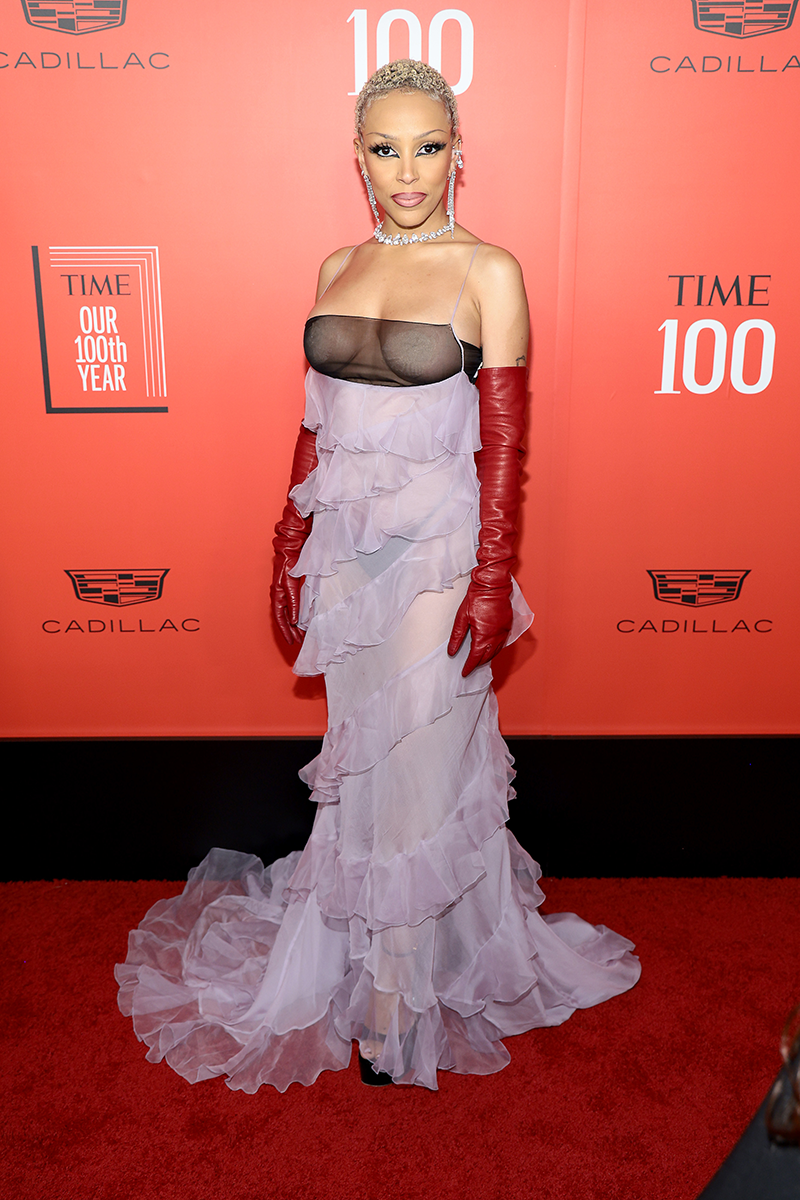 Doja Cat's Valentino see-through dress is completely transparent