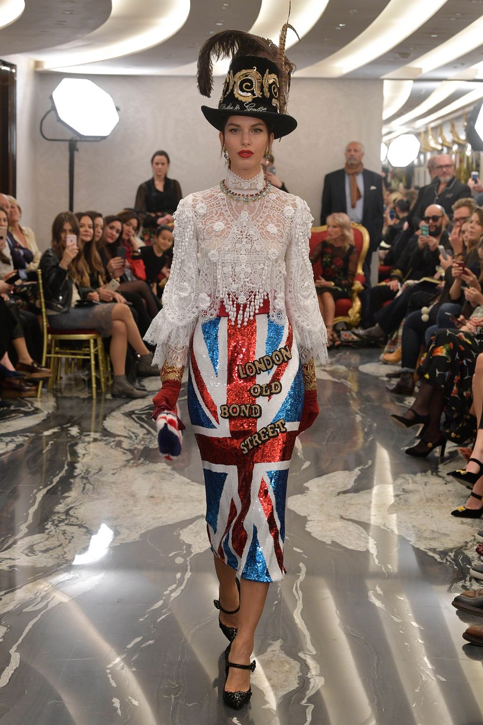 Dolce & Gabbana couture show in London