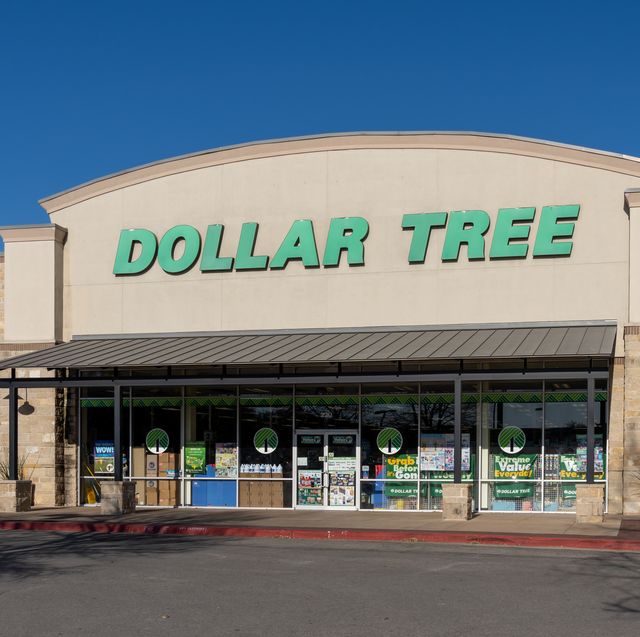 a dollar tree store in austin, texas, usa.