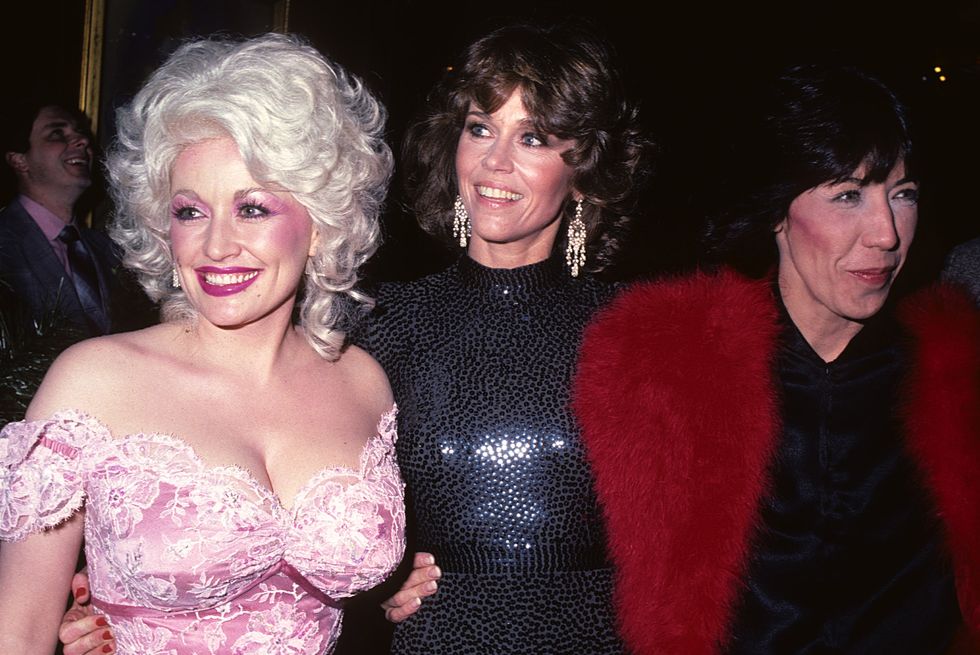 Dolly Parton at film premiere of Nine to Five