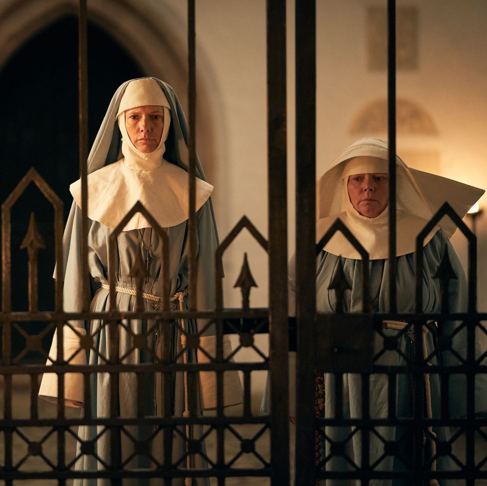 bbc one dracula dolly wells and joanna scanlan as sister agatha and mother superior