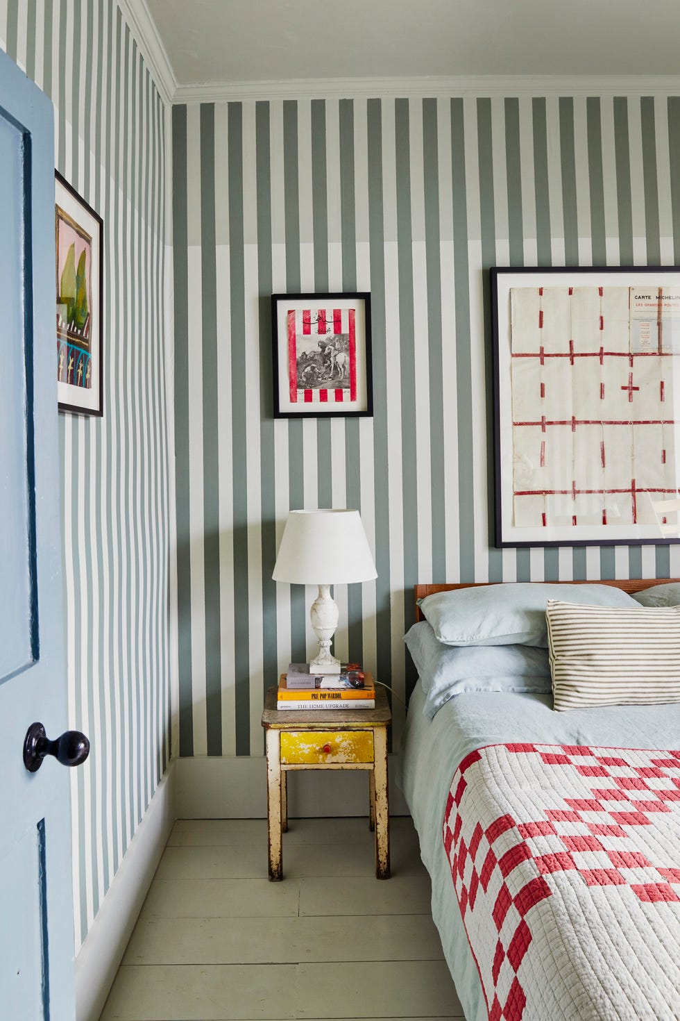 Dolphin Street Striped Bedroom dolphin street striped bedroom