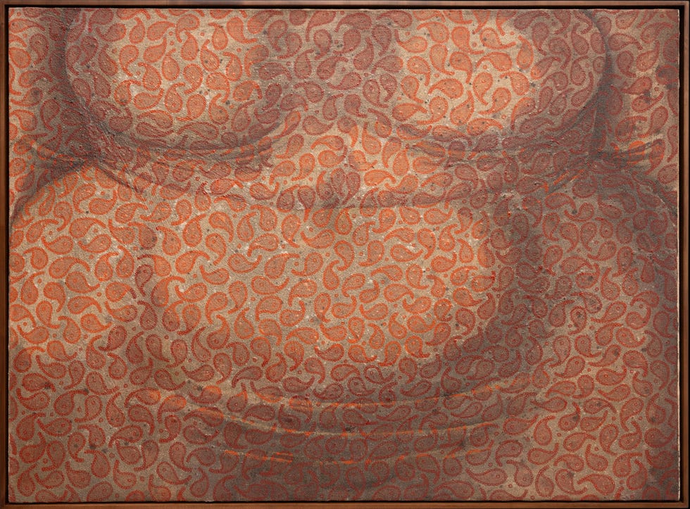 domenico gnoli la robe rouge 1964