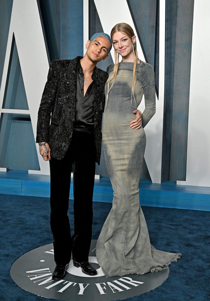 Dominic Fike and Hunter Schafer dominic fike and hunter schafer