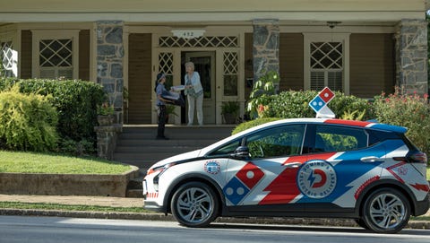 domino's chevy bolt ev