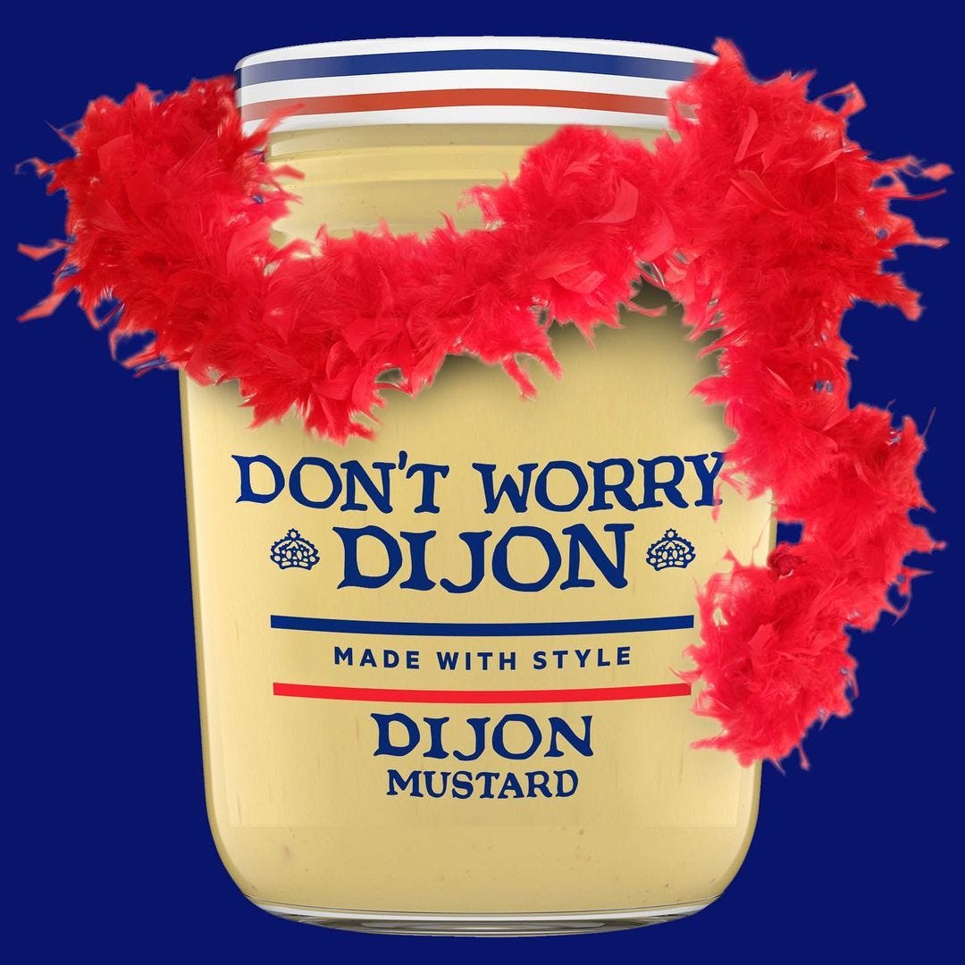 Grey Poupon Releases 'Don't Worry Dijon' In Wake Of Olivia Wilde Salad Drama