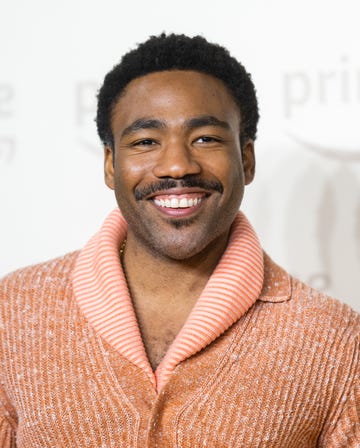 donald glover at the premiere of mr and mrs smith