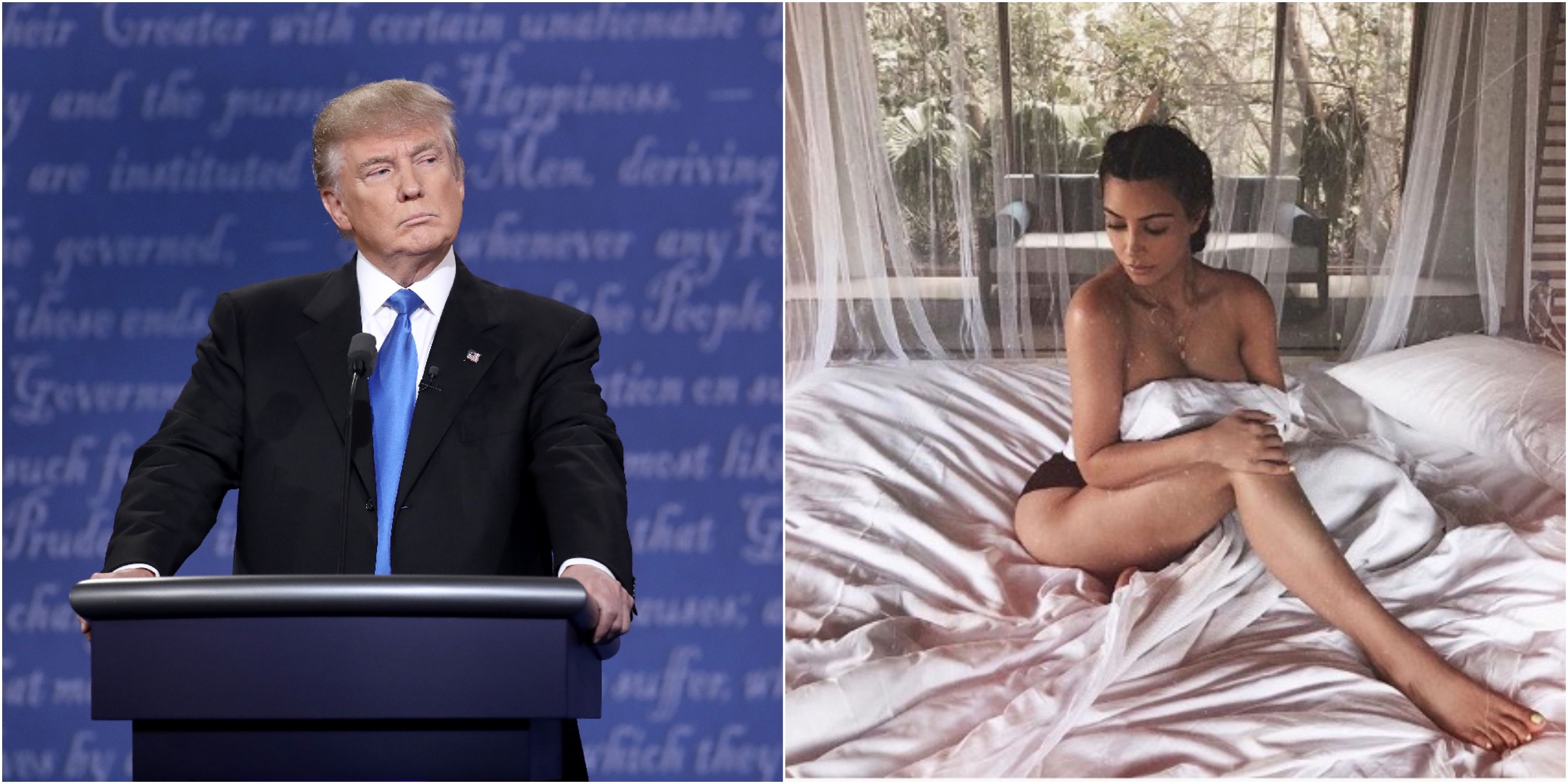 So, Kim Kardashian West Was Naked When She Spoke To President Donald Trump  And Sure, This Makes Sense