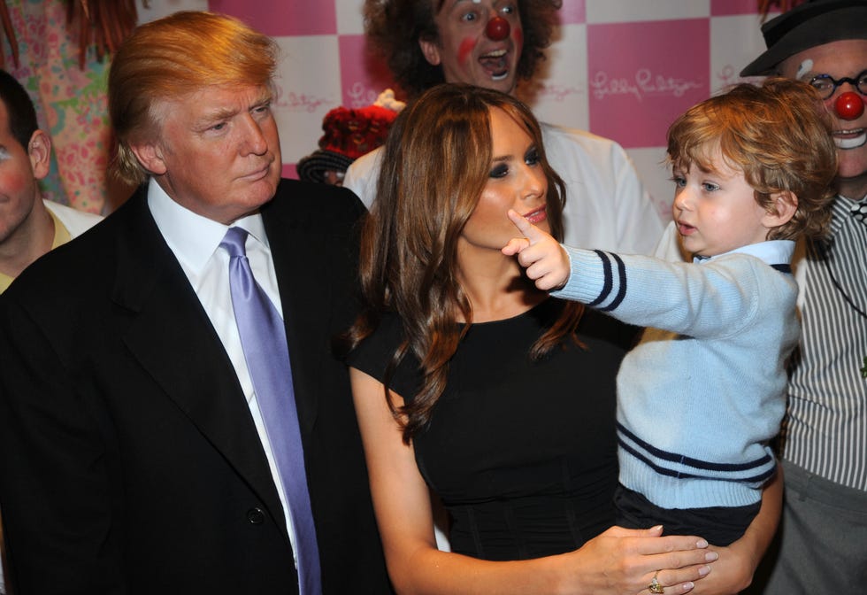 melania trump figlio barron