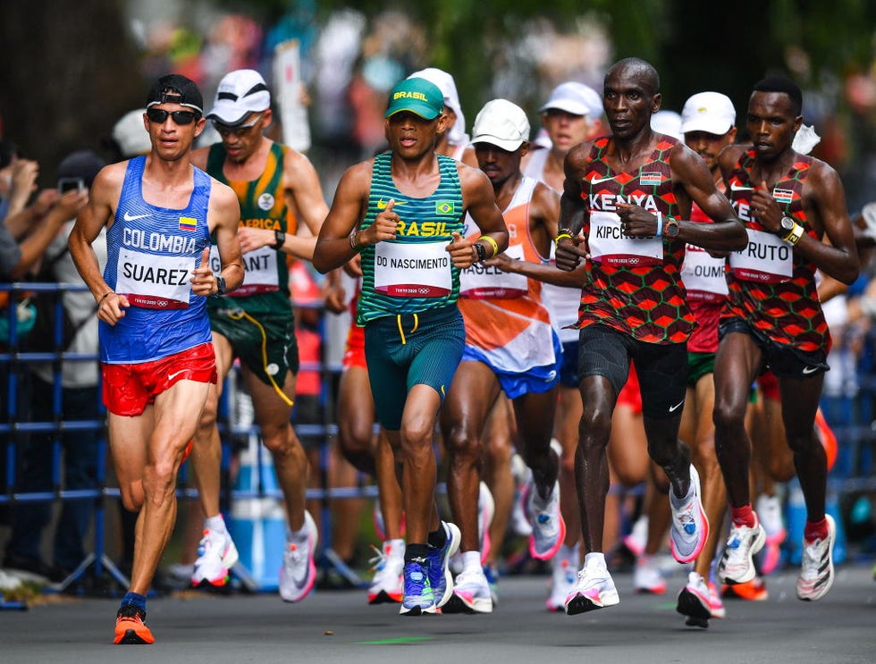 daniel do nascimento lidera el maratón de los juegos olímpicos de tokio