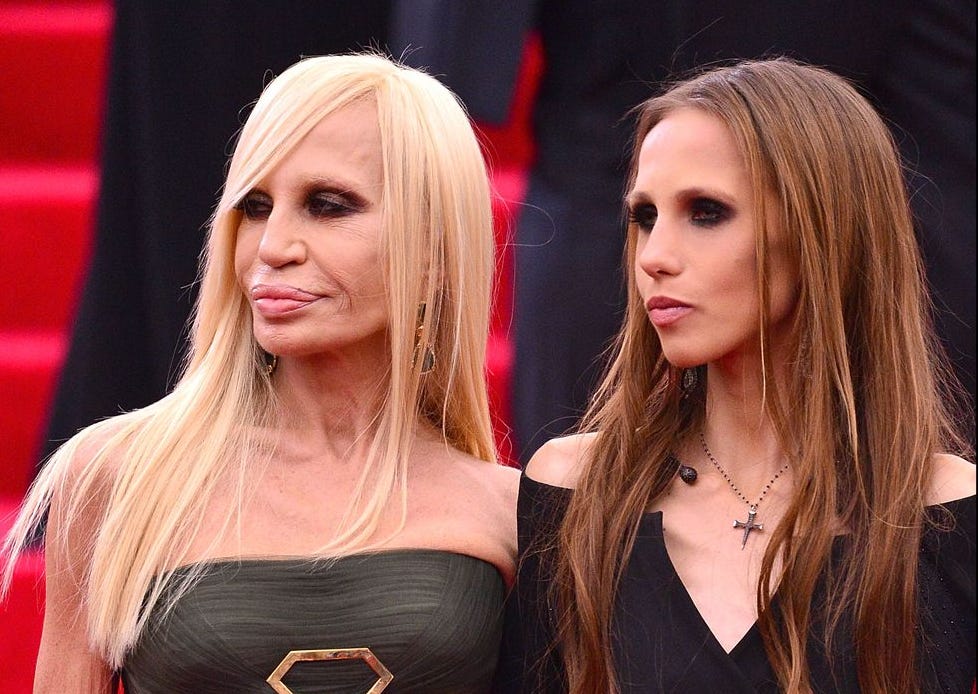 Donatella Versace and her daughter Allegra donate €200,000 to