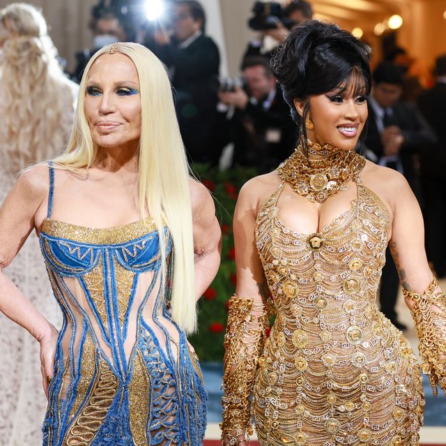 Donatella Versace at the 2023 Met Gala, See Every Arrival on the 2023 Met  Gala Red Carpet