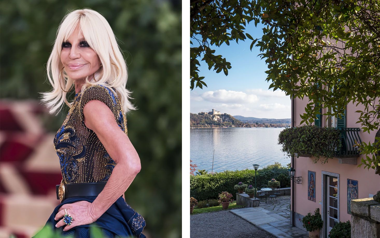 What's Gold and Leopard All Over? Donatella Versace's Opulent Milan Home