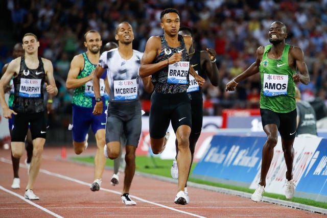 Donovan Brazier y Nijel Amos en los 800m de Zurich