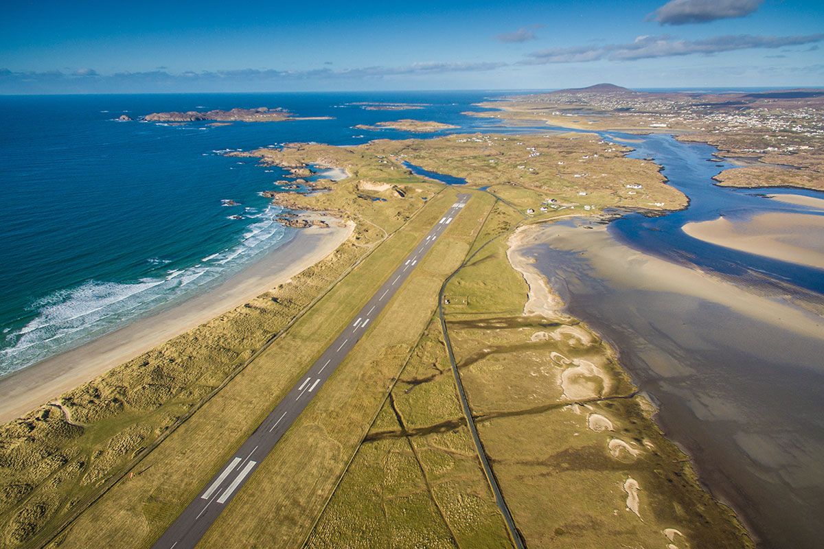 Donegal airport landing