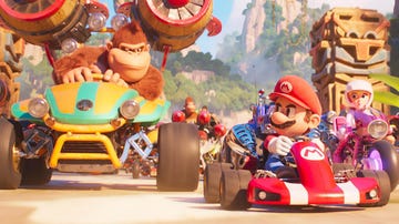 donkey kong kart super mario