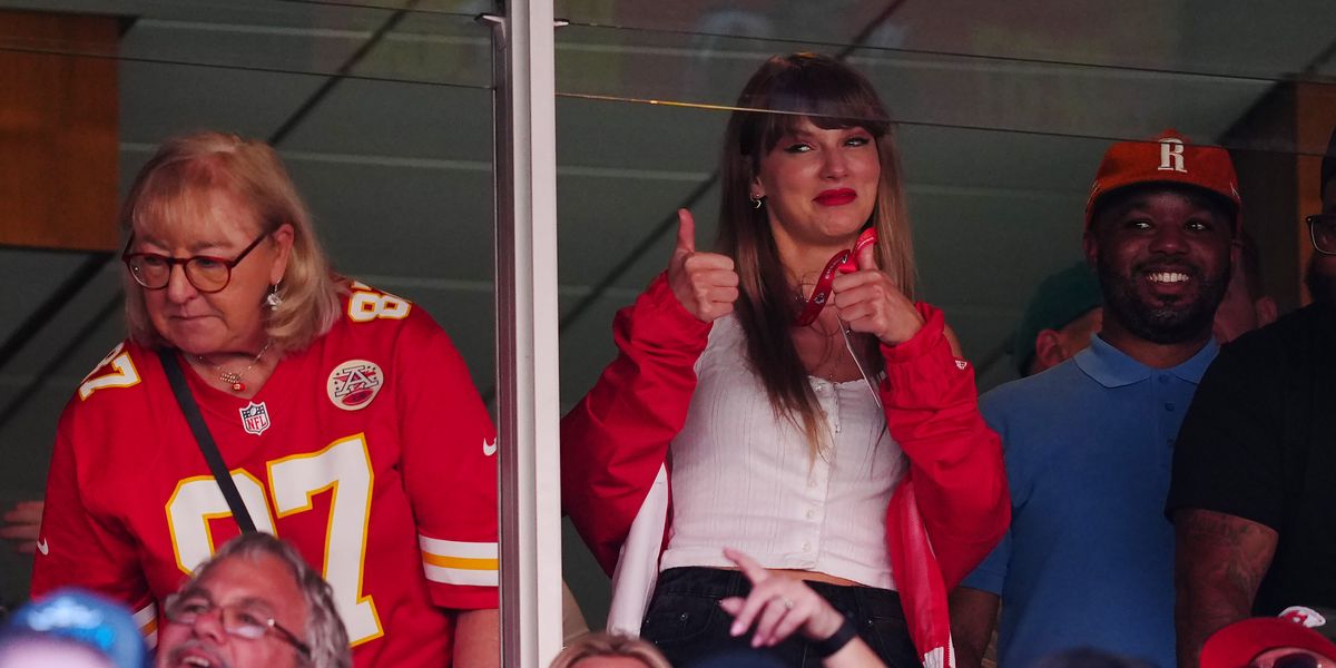Shop The New Balance Sneakers Taylor Swift Wore to Travis Kelce's Kansas City Chiefs Game