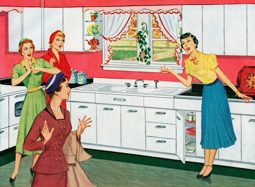 Donne casalinghe anni 50