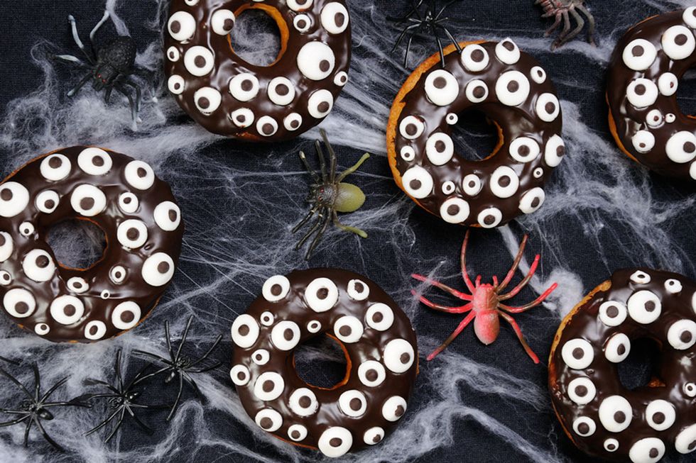 donuts chocolate tulipán halloween