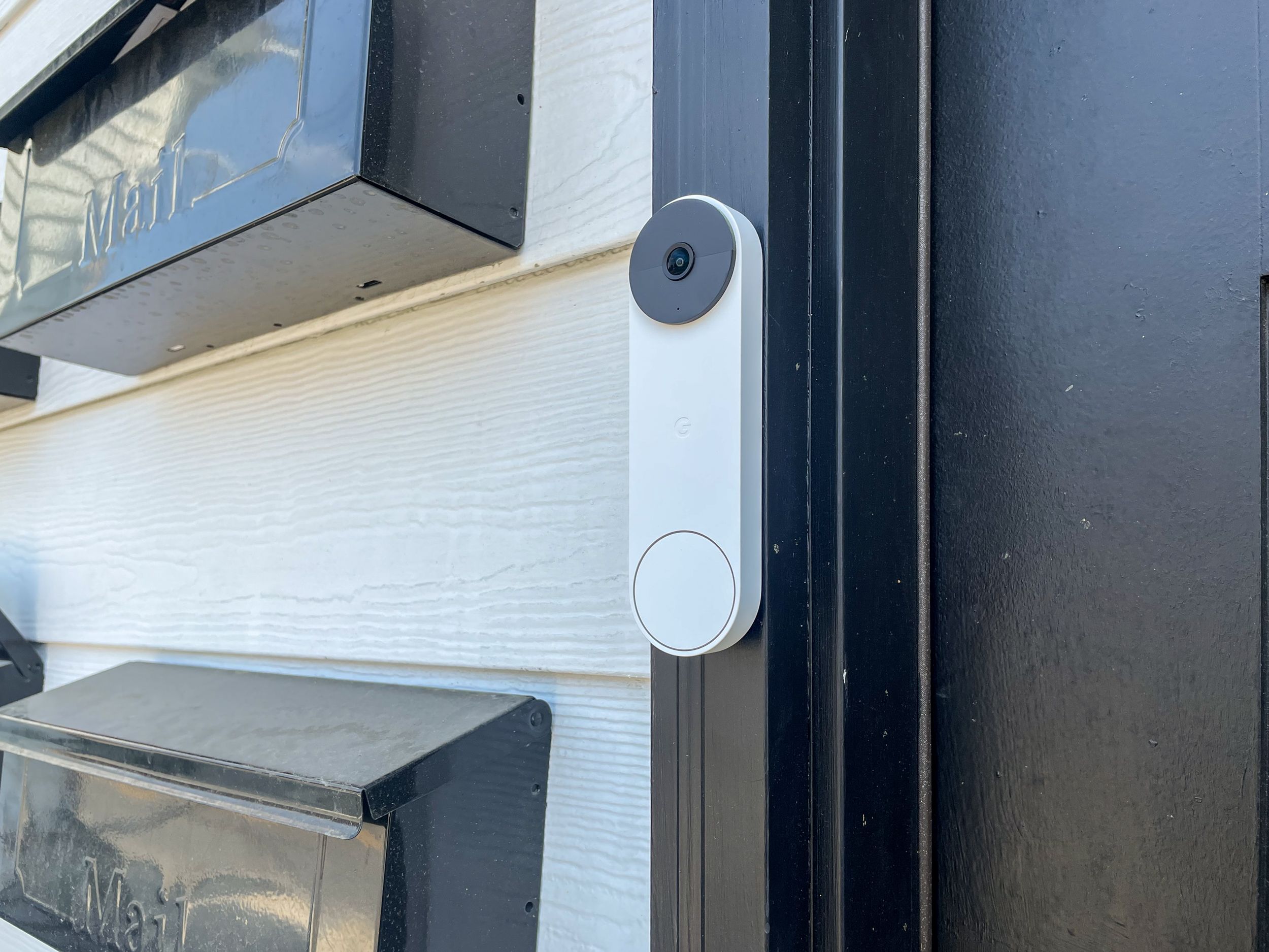 Narrow best sale video doorbell