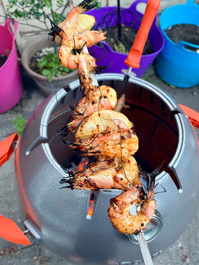 doori home tandoor tandoor cooked prawns