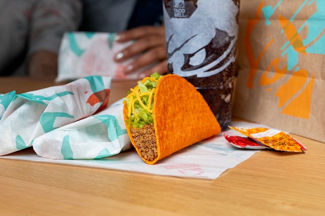 taco bell doritos locos taco
