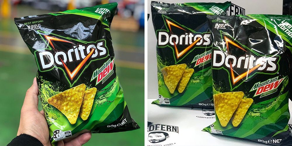 Mountain Dew-Flavored Doritos Exist And They Take Snacking To A Whole New Level