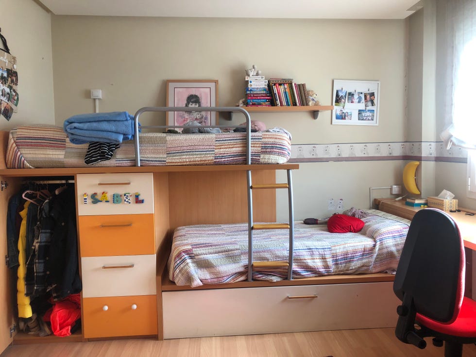 dormitorio antes de la reforma