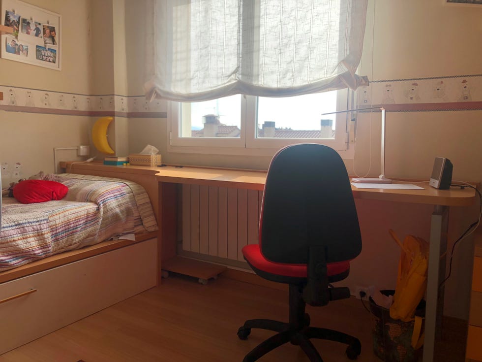 dormitorio antes de la reforma