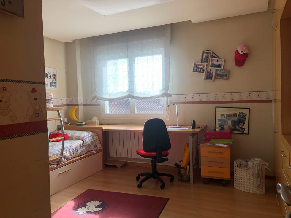 dormitorio antes de la reforma