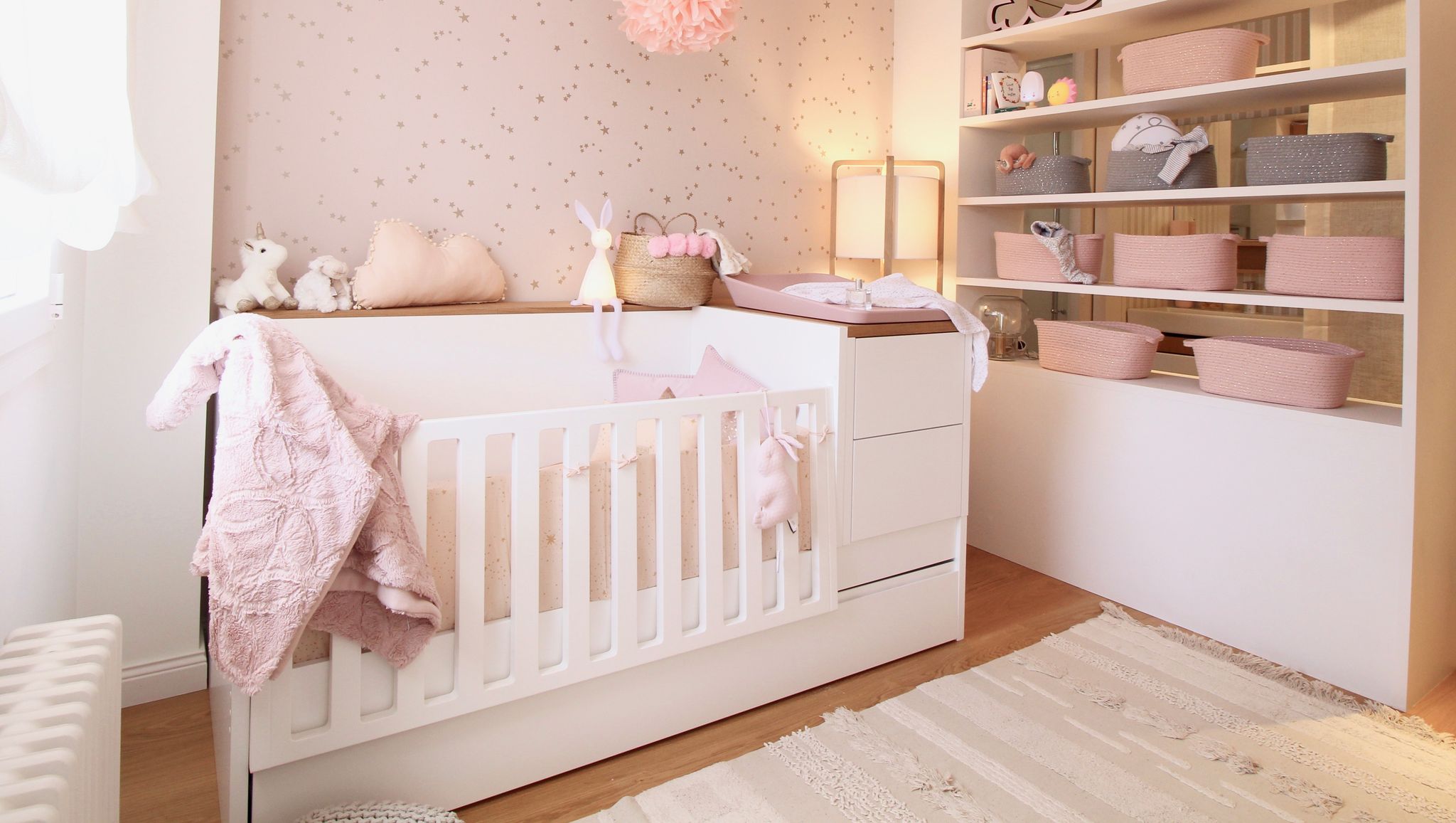 Dormitorio del bebé después de la reforma
