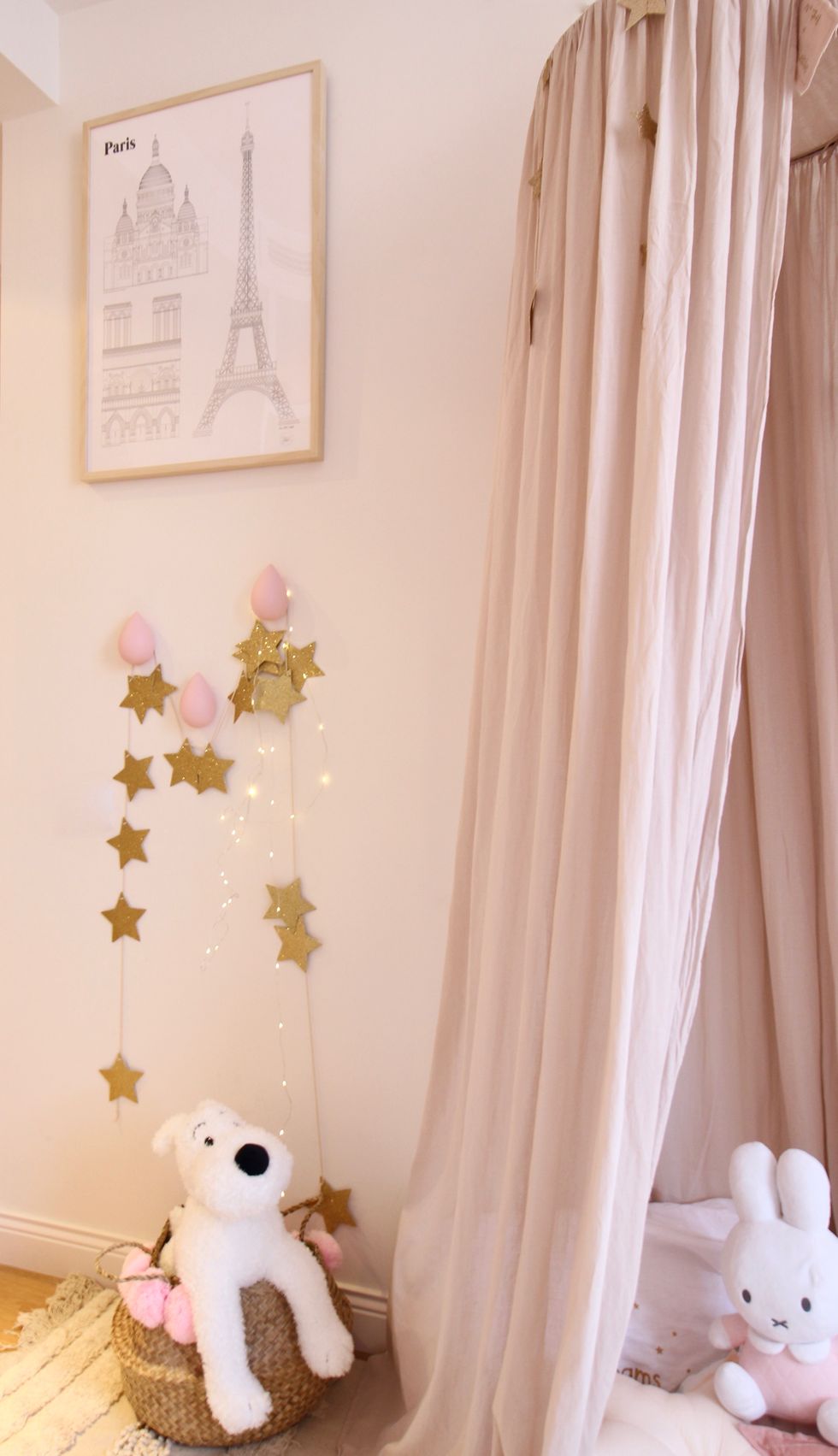 Detalle decorativo del cuarto del bebé